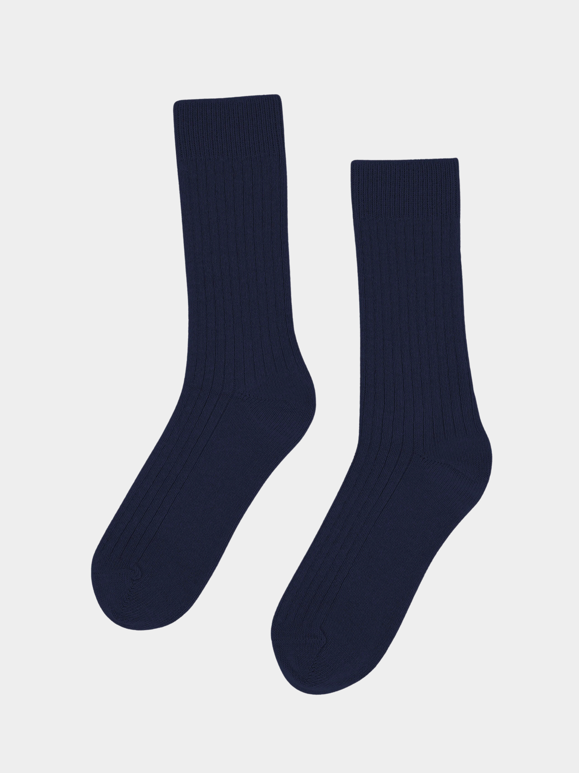 Merino Wool Blend Sock Navy Blue