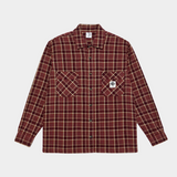 Mike Shirt Flannel Oxblood