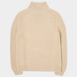 Roni High Collar Sweater Beige