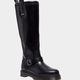 Anistone Knee High Leather Biker Boot