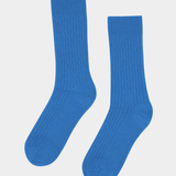 Merino Wool Blend Sock Pacific Blue