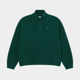 Ivan Half Zip Sweatshirt Dark Emerald