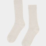 Merino Wool Blend Sock Optical White