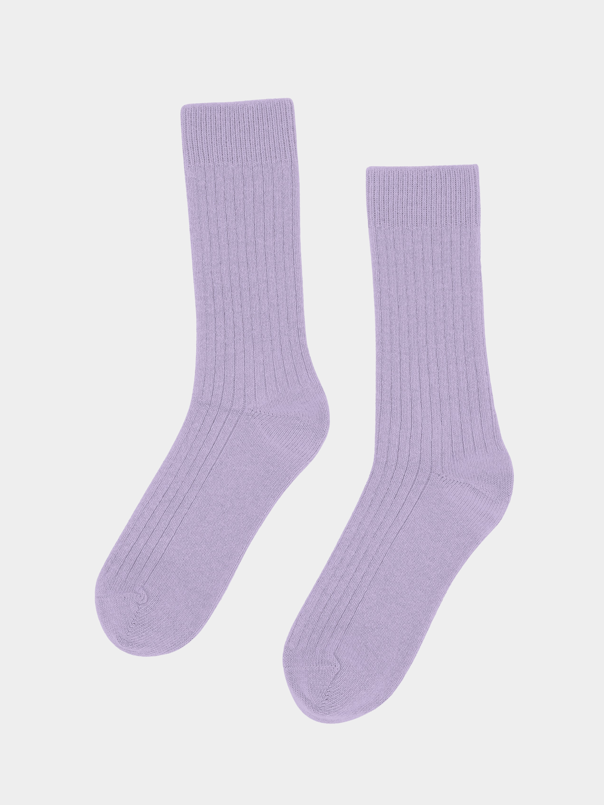 Merino Wool Blend Sock Soft Lavender