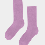 Organic Active Sock Burned Cherry Blossom