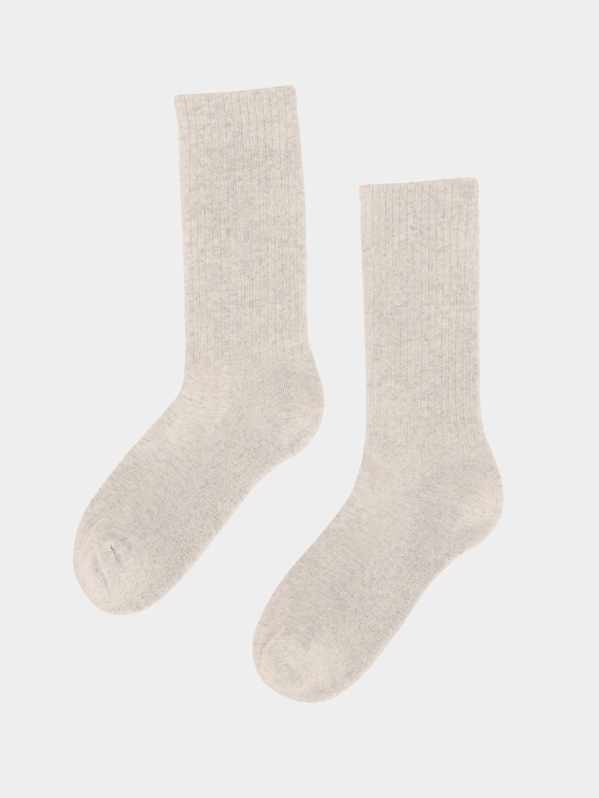 Organic Active Sock Ivory White