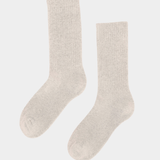 Organic Active Sock Ivory White