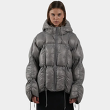 Paris Puffer Jacket Light Grey