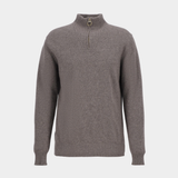 Essential Quarter-Zip Jumper Dark Stone