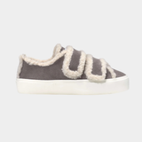 Shearling Low Velcro Grey