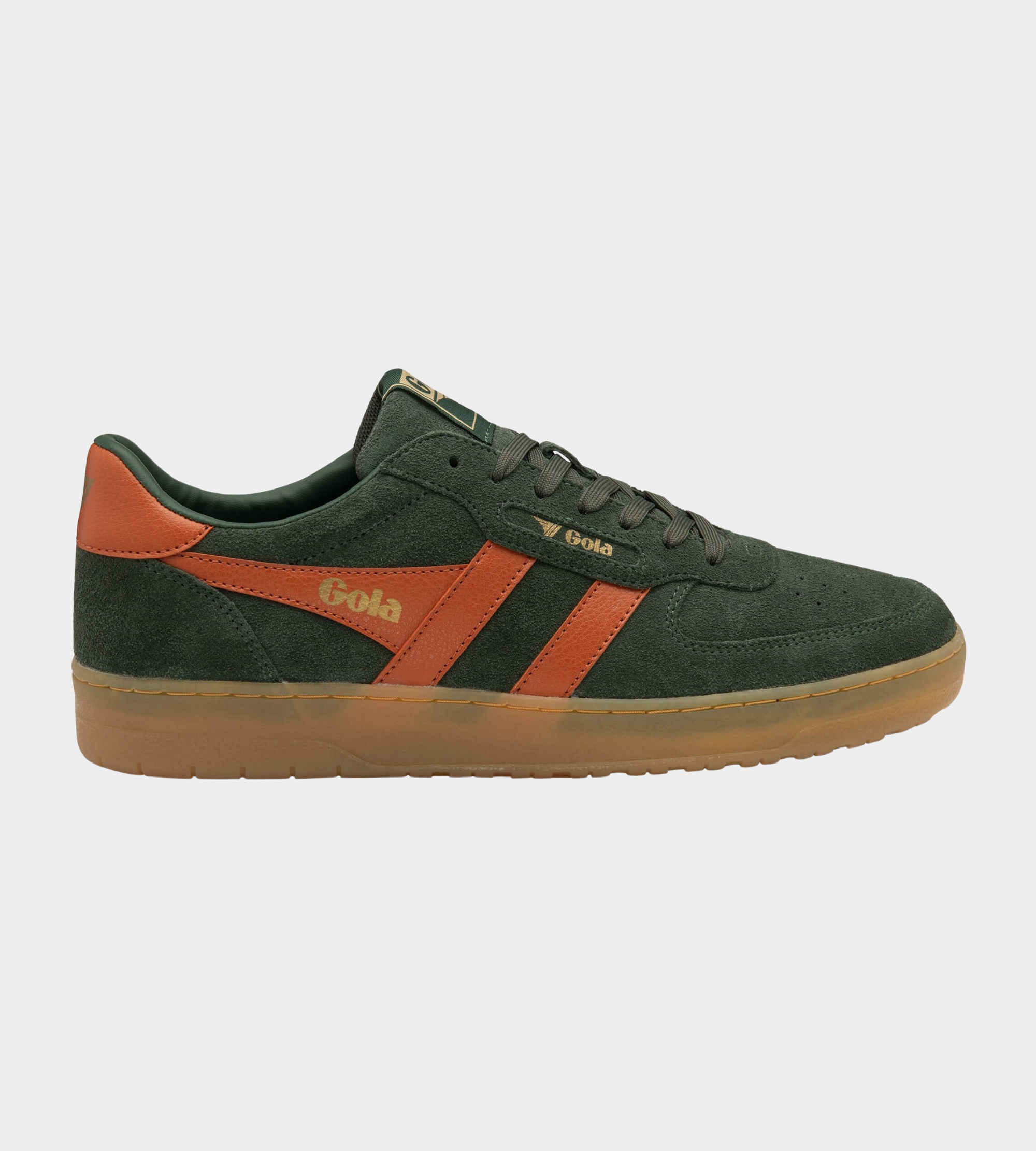 Hawk Suede '86 Dark Khaki/Moody Orange/Gum