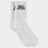 Logo Socks White