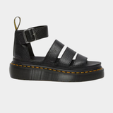 Clarissa II Quad Platform Sandals Black