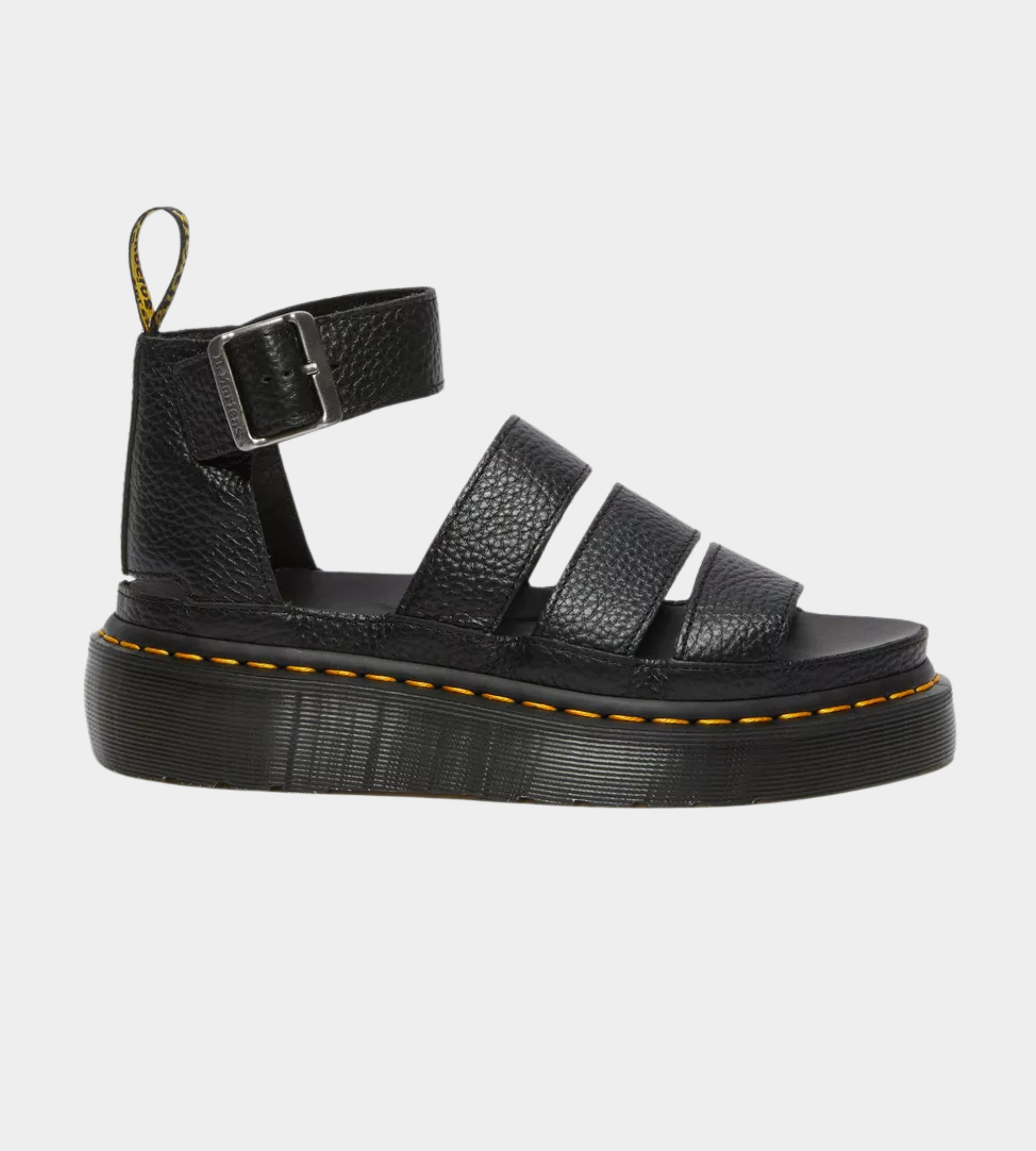 Clarissa II Quad Platform Sandals Black