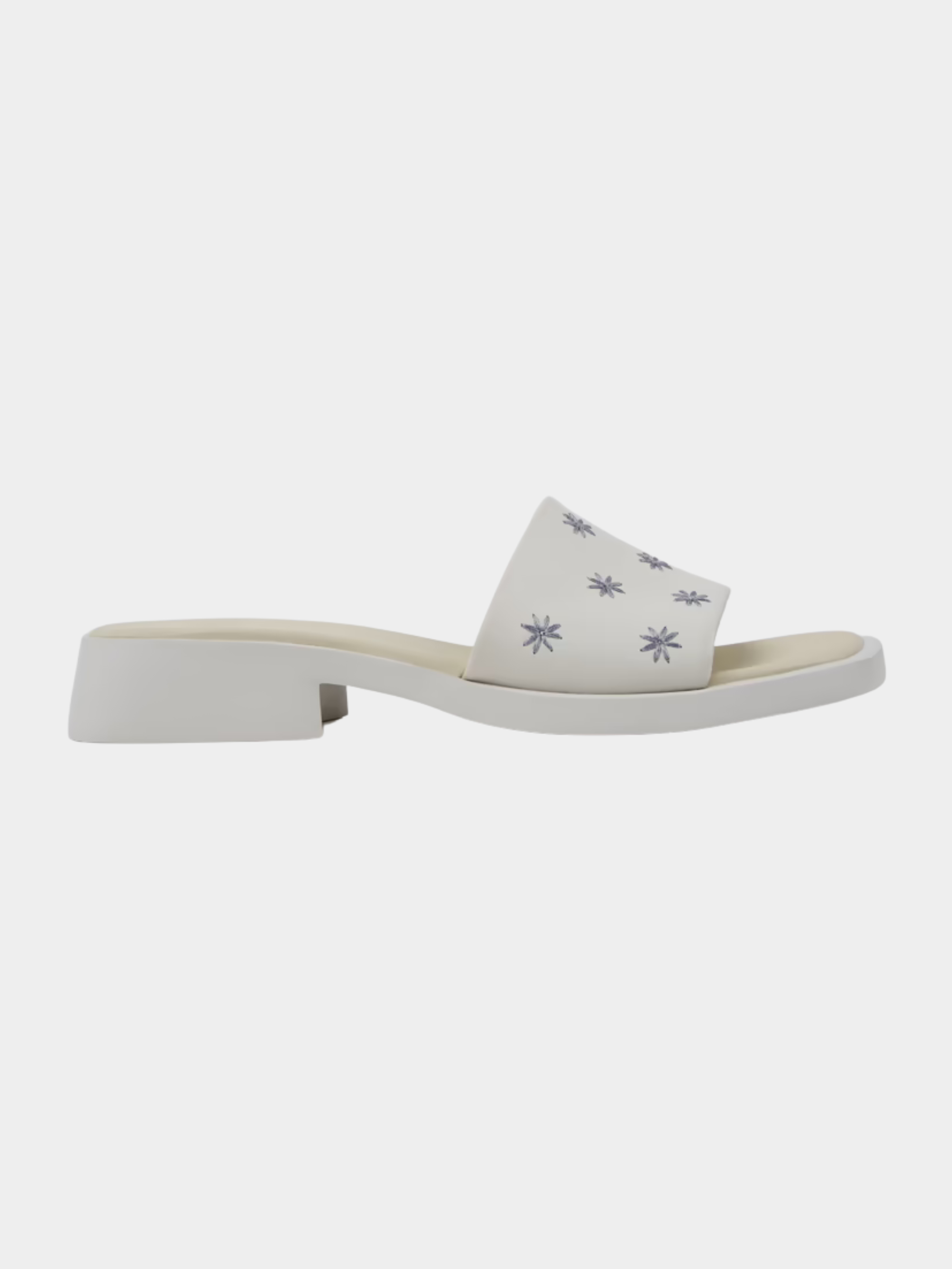 Dana White Flowers Sandals