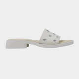 Dana White Flowers Sandals