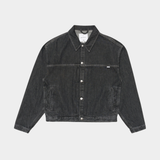 Freeland Jacket Black Mid Stone Wash