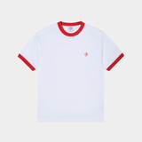 RInger Tee White / Red