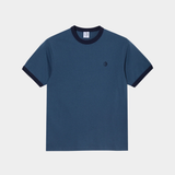 RInger Tee Grey Blue / Dark Blue