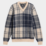Hunham Tartan V-Neck Jumper