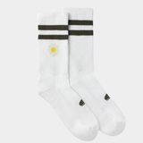Flower Pack Sock Bright White / Icicle
