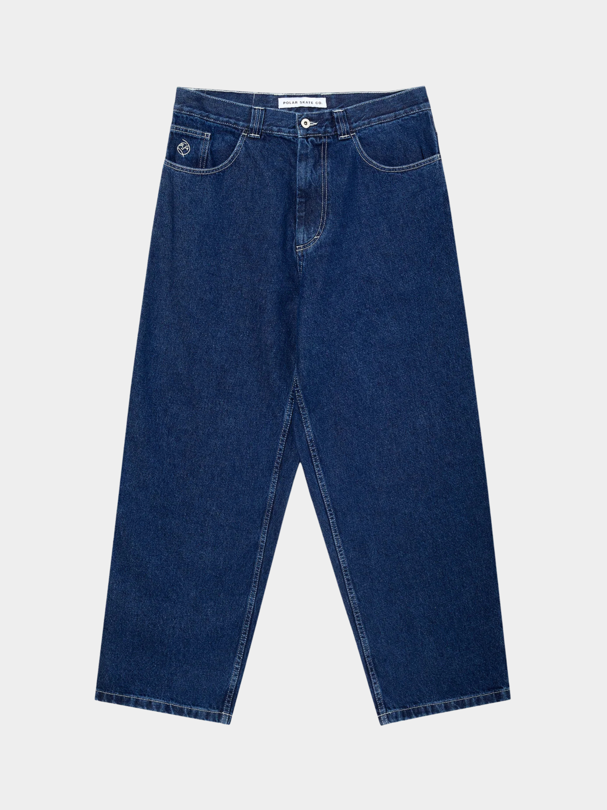 Big Boy Pants - Dark Blue w/ White Stitching