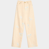 Almond Embellished Jeans