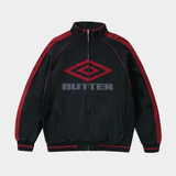 Diamond Fleece Zip-Thru Jacket Black