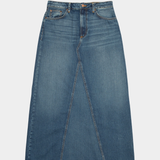 Tanja Skirt Orange Painter Mid Blue