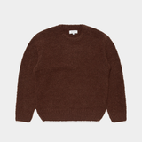 Dun Textured Sweater Rum Raisin