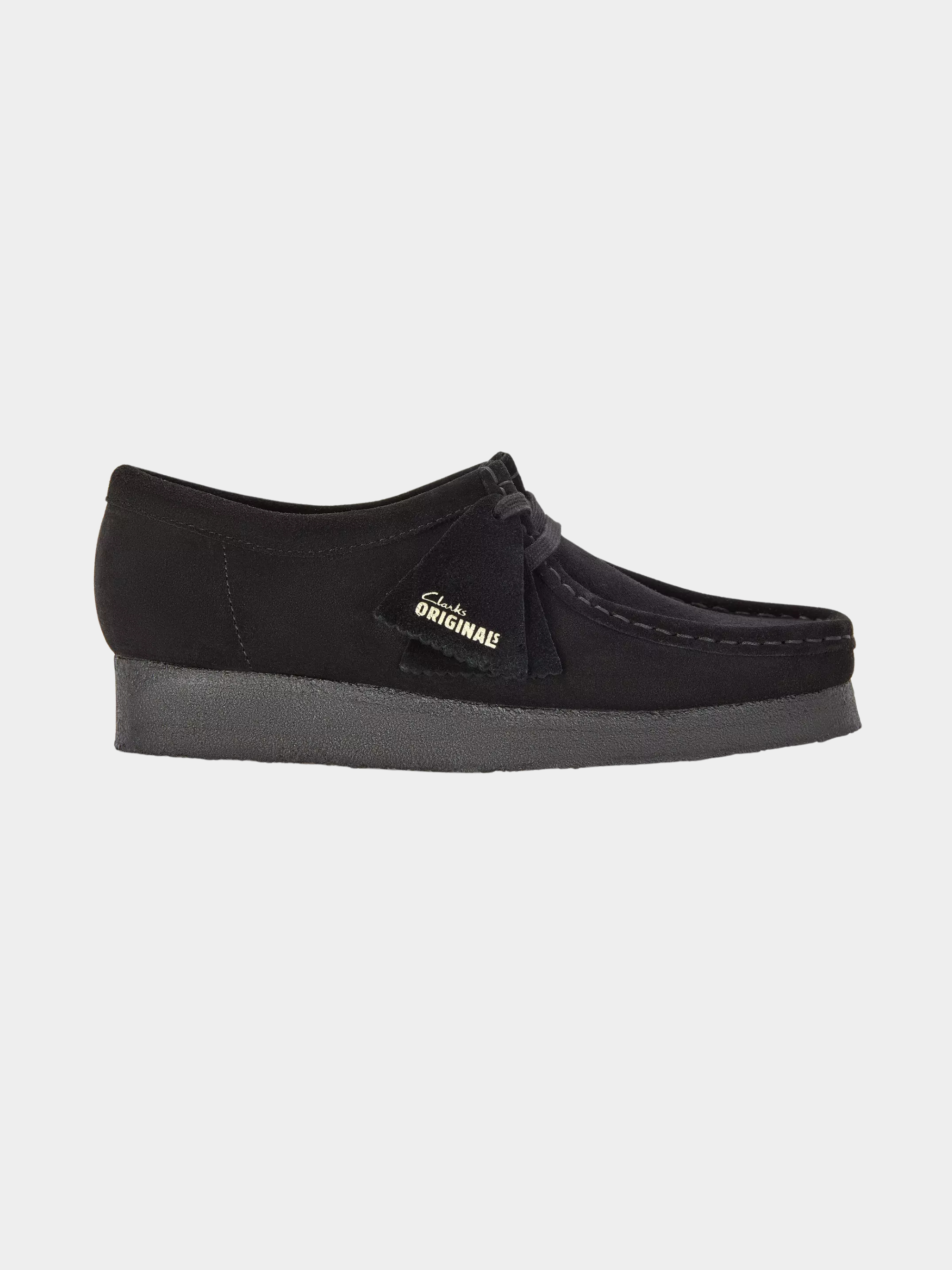Wallabee Black Suede