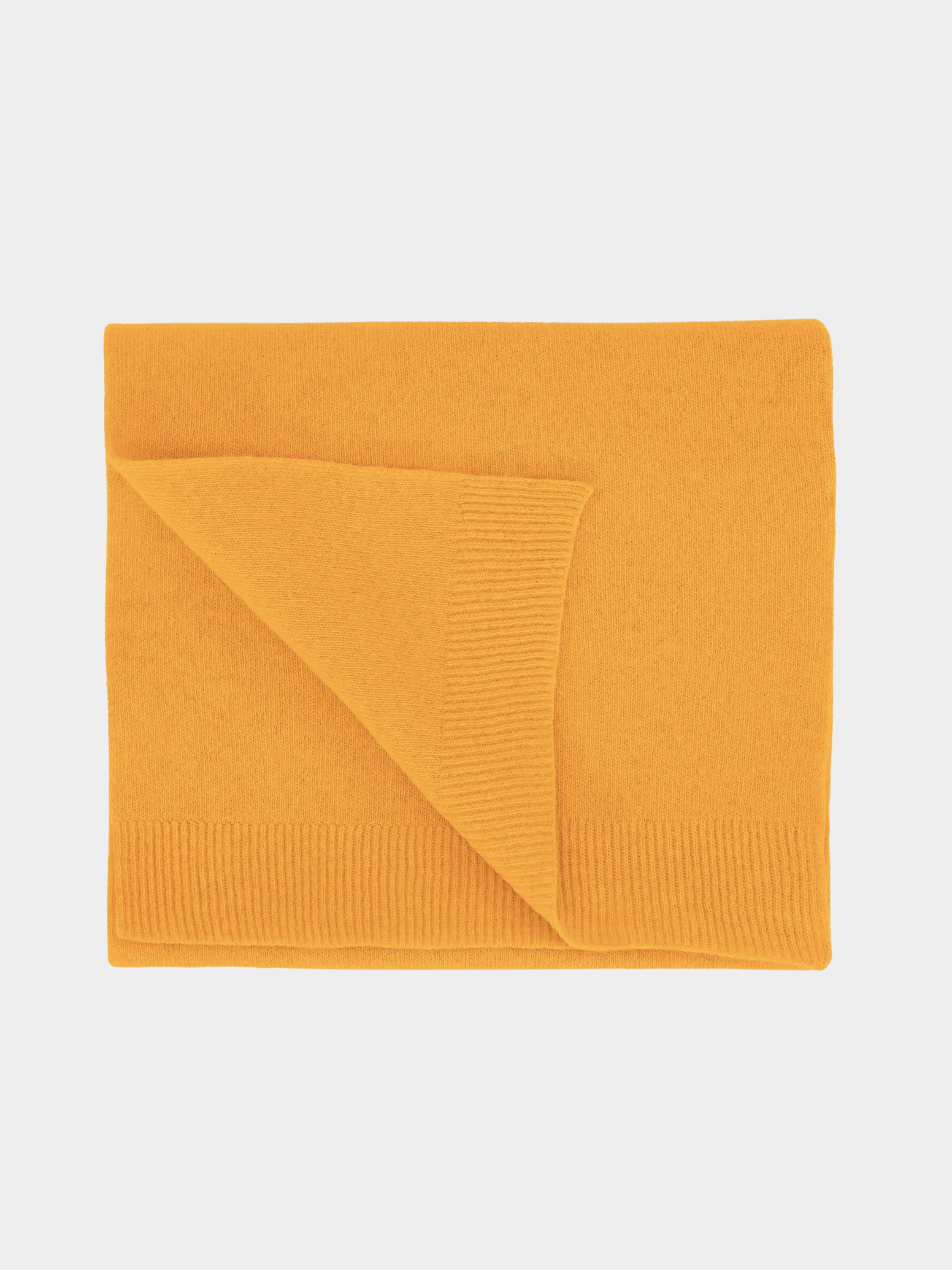 Merino Wool Scarf Burned Yellow