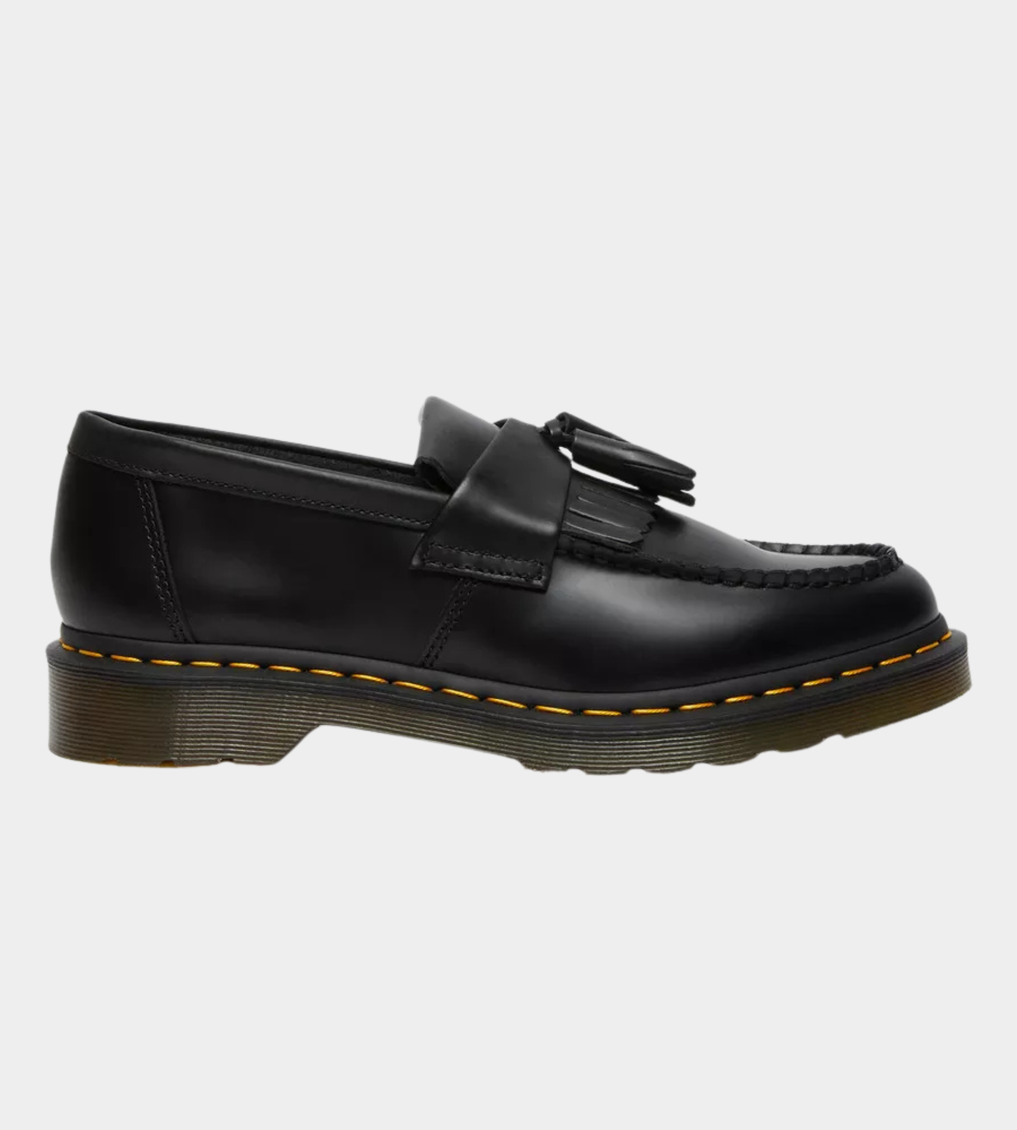 Adrian Yellow Stitch Smooth Leather Tassle Loafers 22209001