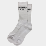Logo Socks White