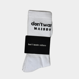 Logo Socks White