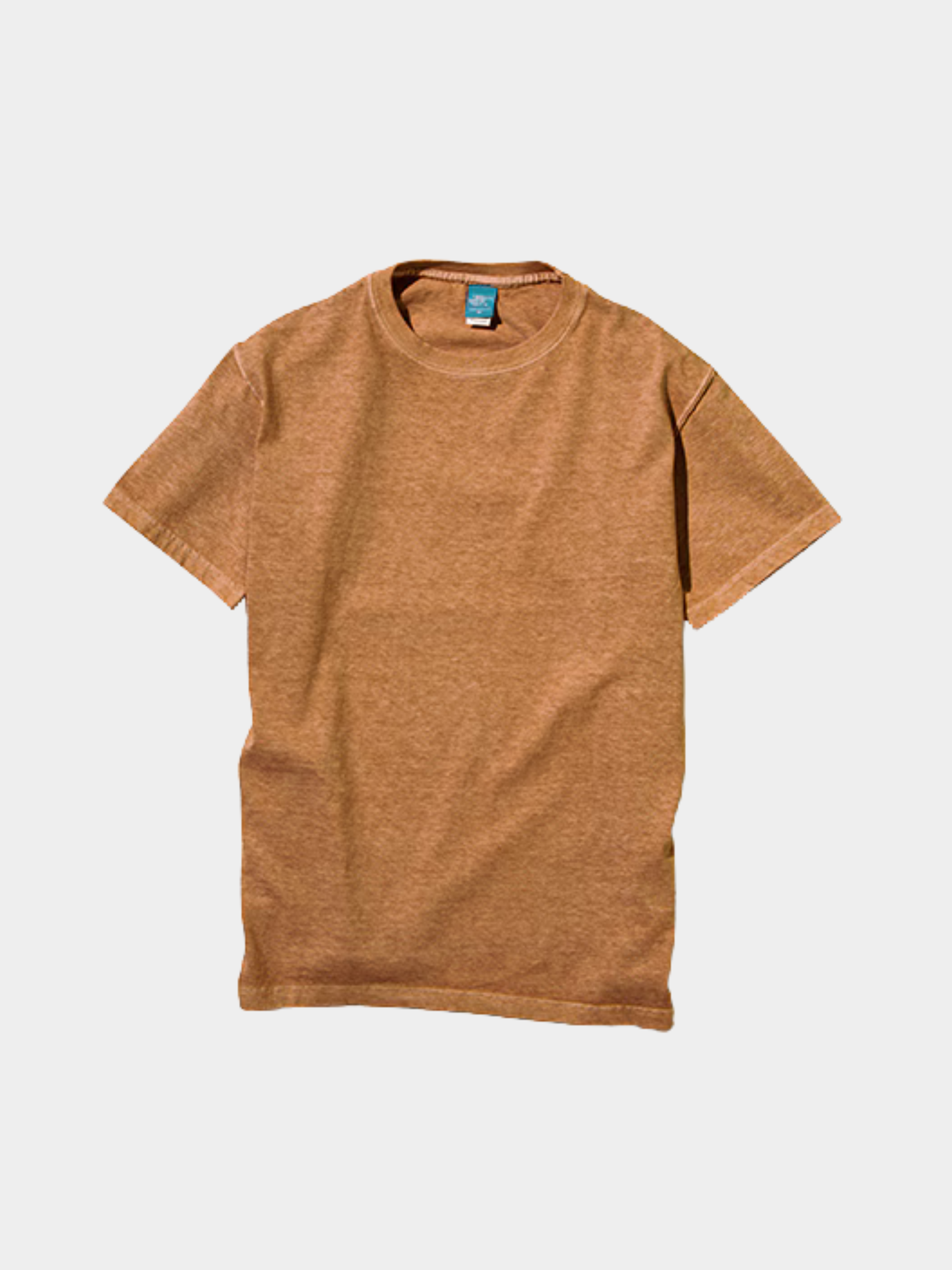 Short-Sleeve Crew Neck T-Shirt Mocha