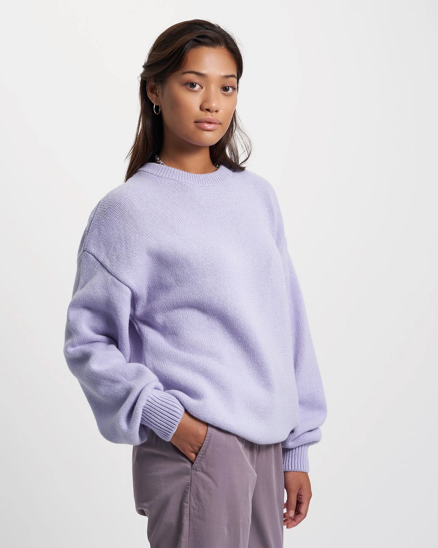 Oversized Merino Wool Crew