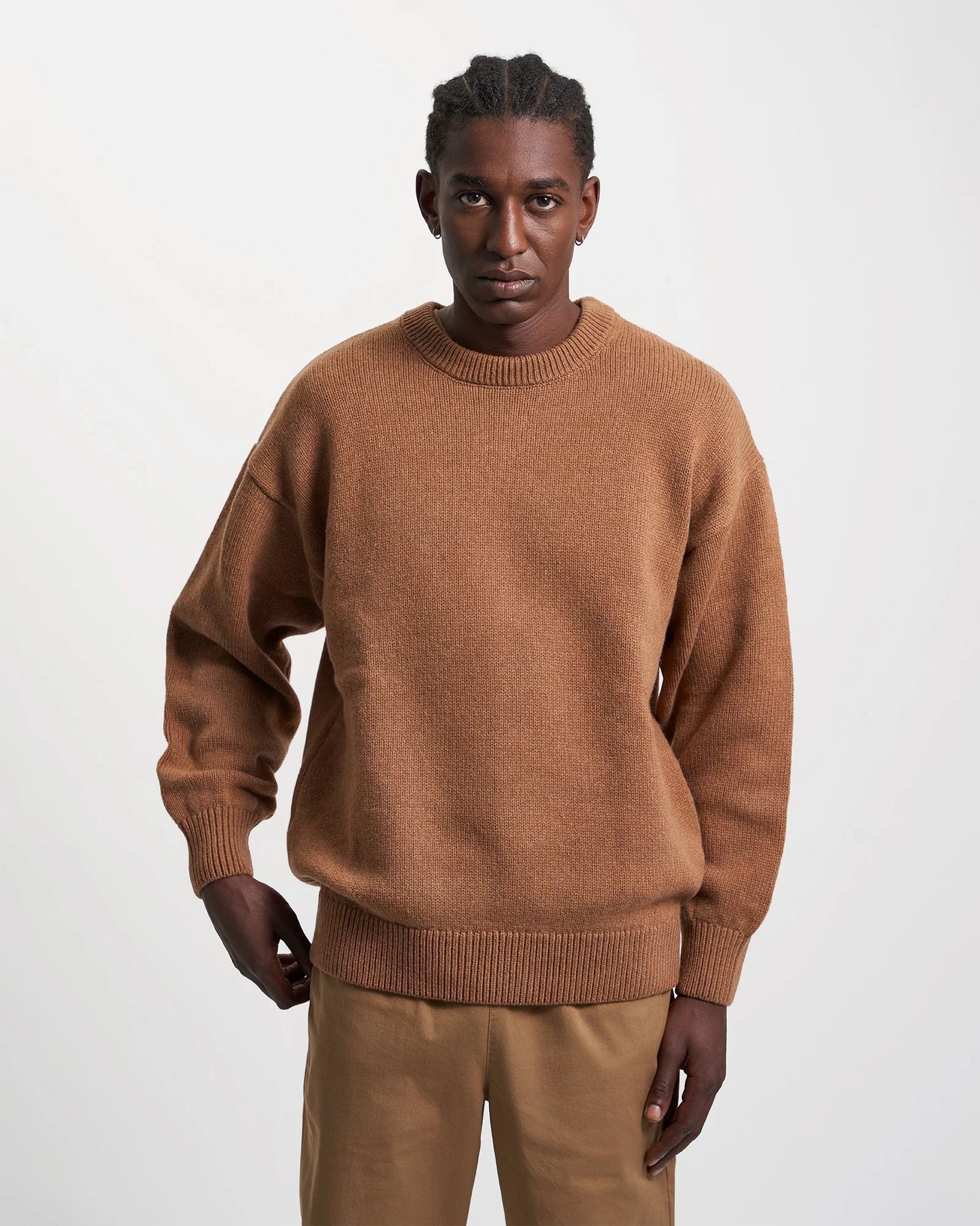 Oversized Merino Wool Crew