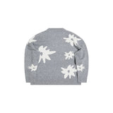 Edelweiss Flower Knit - Grey Melange