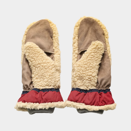 Pirštinės EM354 Teddy MITTENS BEIGE/WINE