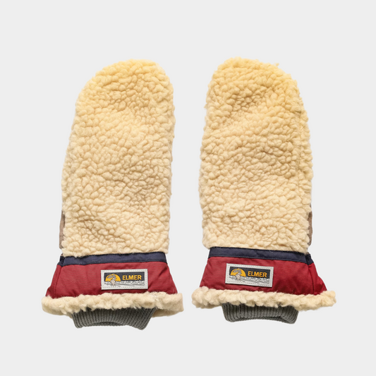 Pirštinės EM354 Teddy MITTENS BEIGE/WINE