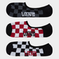 Kojinės Vans Classic No Show White/Black 3 poros