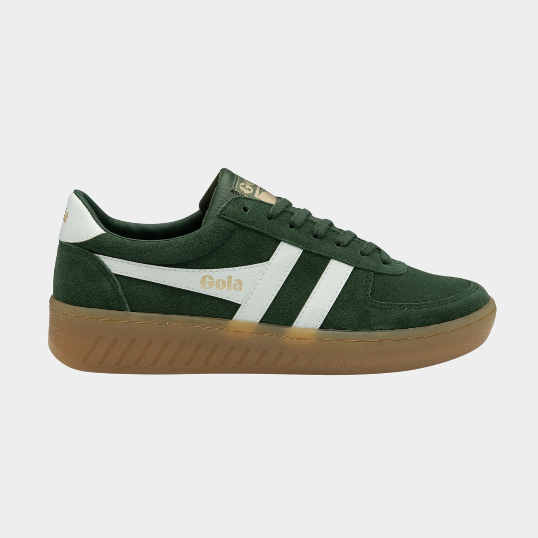 SPORTBAČIAI GOLA GRANDSLAM SUEDE EVERGREEN WHITE GUM