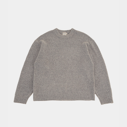 Megztinis BOUND BAXTER MOHAIR BLEND SWEATER - GREY UNISEX