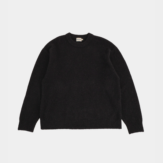 Megztinis BOUND BAXTER MOHAIR BLEND SWEATER - BLACK UNISEX