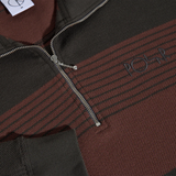 Surf Half Zip Brown