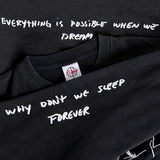 LS Tee | On Repeat - Silver Black