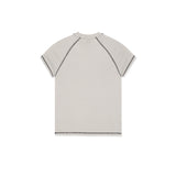 Baby Tee | Script Logo - Grey / Black