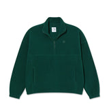 Ivan Half Zip Sweatshirt Dark Emerald
