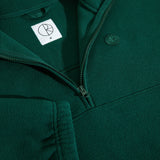 Ivan Half Zip Sweatshirt Dark Emerald